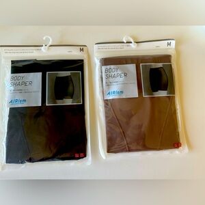 Uniqlo Body shapers black and brown